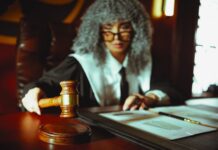 New London tribunal centre to open as backlog exceeds 66,000 cases A judge in a courtroom holding a gavel.