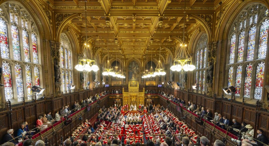 The House of Lords during the King's Speech 2026.