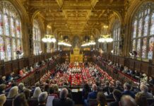Government warned over youth jobs gap after King’s Speech The House of Lords during the King's Speech 2026.