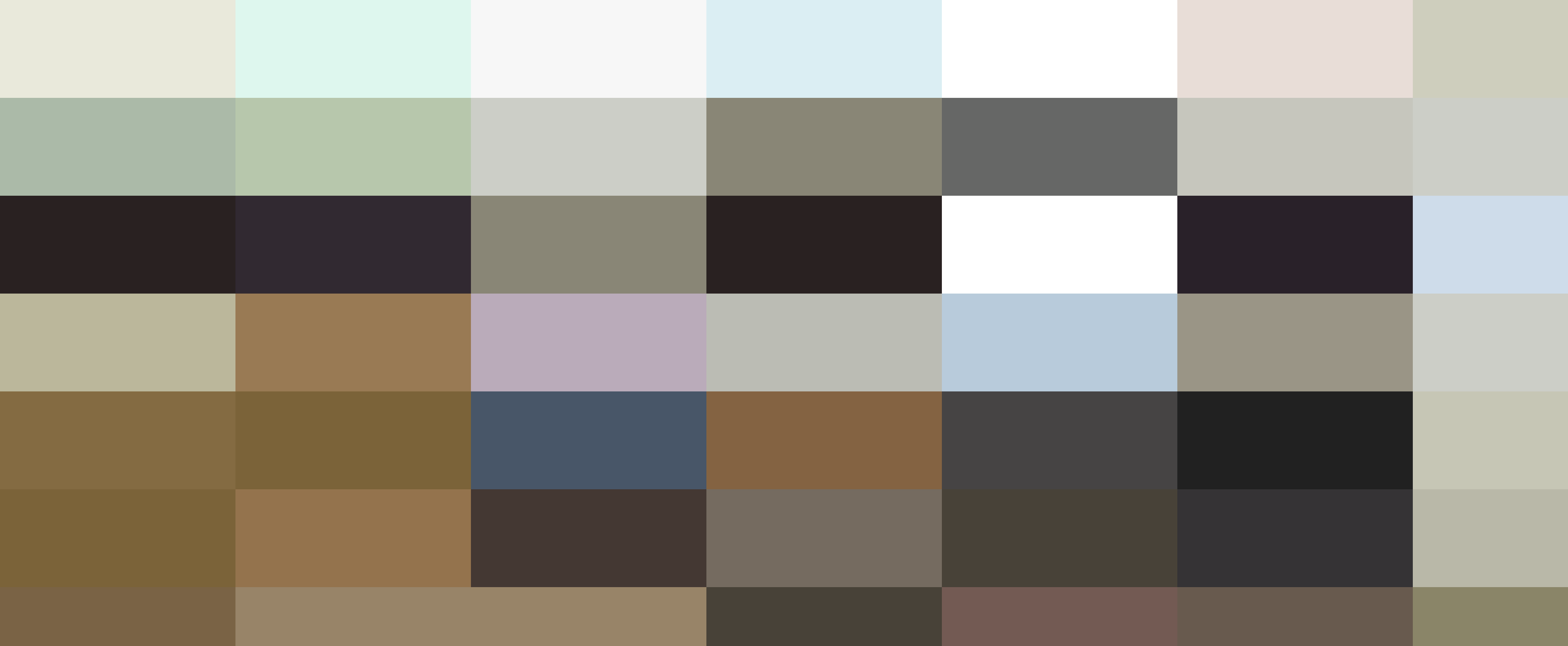 Modern conference room with a large oval table, black chairs, and two personnel standing by a window with a green view outside.