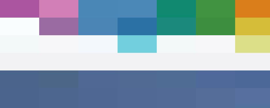 Illustration of a row of blue paper cut-out people holding hands, with colorful speech bubbles overlapping above them, symbolizing effective People Management.