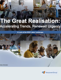 The Great Realisation - A Report by ManPower on the Changing Labour Market