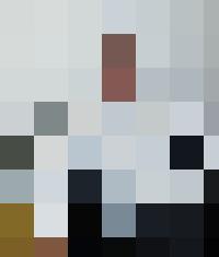 A personnel in a white shirt sitting in a black chair.