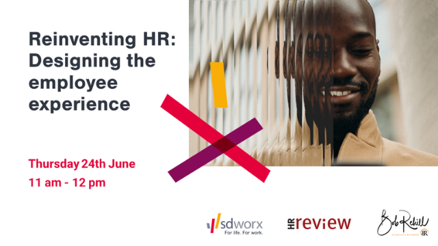 Promotional graphic for an HR event titled 