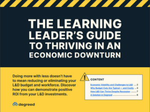 Degreed-The Learning Leader's guide to thriving in an economic downturn