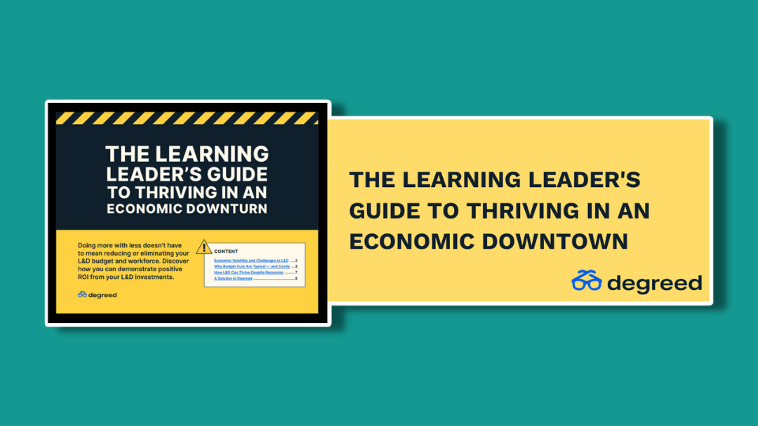 Degreed-The Learning Leader's guide to thriving in an economic downturn