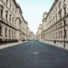 Government buildings in London.