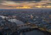 London named world’s most AI-exposed jobs market An aerial view of central London.