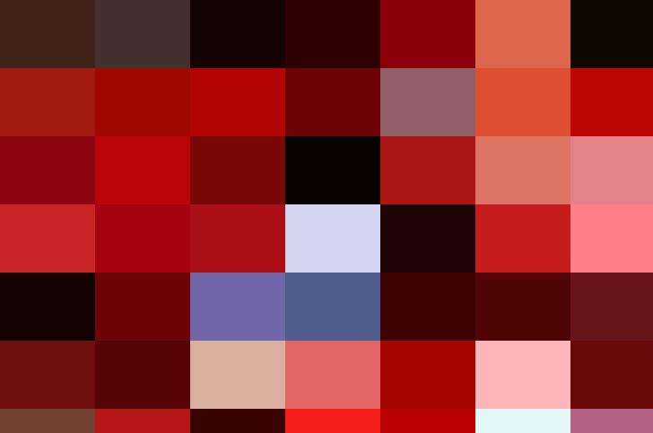 Outdoor restaurant with multiple vibrant red chairs and set tables under sunlight, designed for excellent people management.