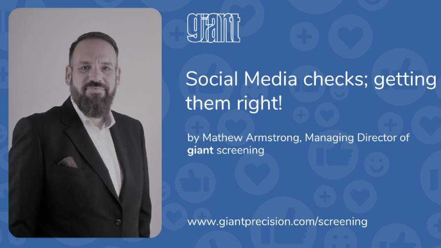 Matthew Armstrong: Social Media Checks & Getting Them Right