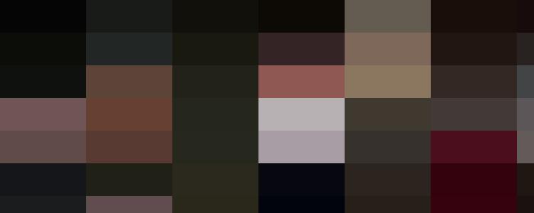 A man in a suit holds a telephone receiver to his ear, fear etched on his face, while a woman in a red dress stands beside him. They are in a room with green curtains and a yellow lamp adorned with flower patterns.