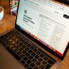 A laptop displaying Chatgpt.