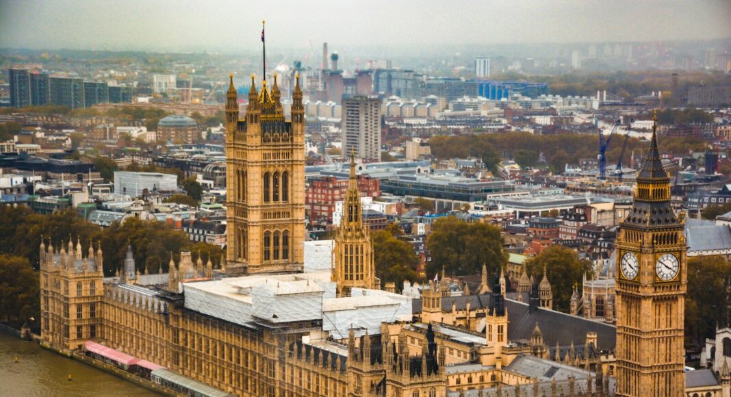 UK houses of parliament.