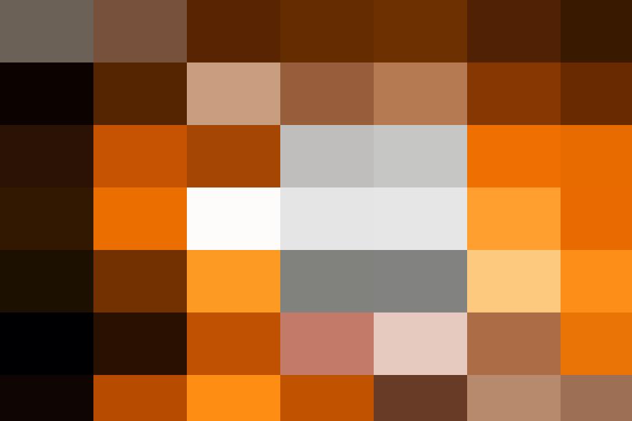 A person icon being held by two hands on an orange background.