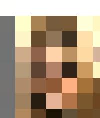 An employee with blond hair.