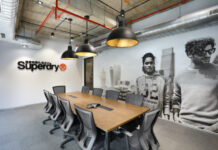 Superdry co-founder’s victim warns workplace power can silence abuse victims A table and chairs in an Superdry office.