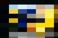 A row of trucks parked next to each other in a personnel management area.