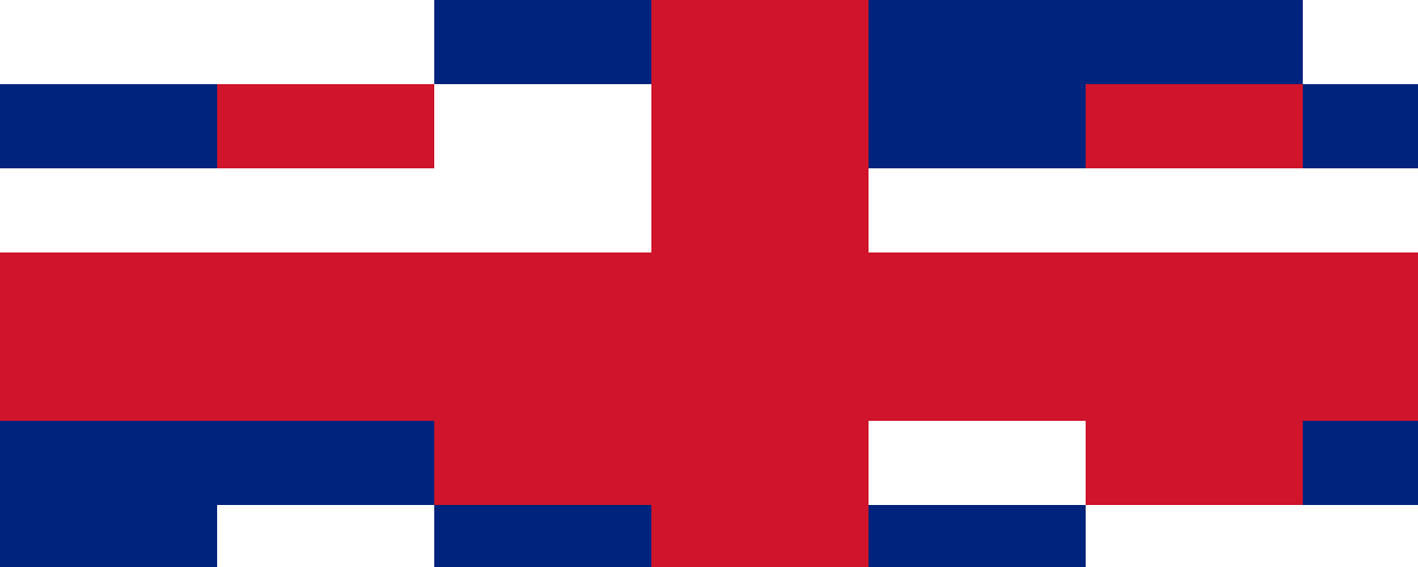 The image shows the national flag of the United Kingdom, known as the Union Jack, proudly displayed in an office setting where HR personnel oversee people management. The flag features a combination of red, white, and blue colors with cross designs.