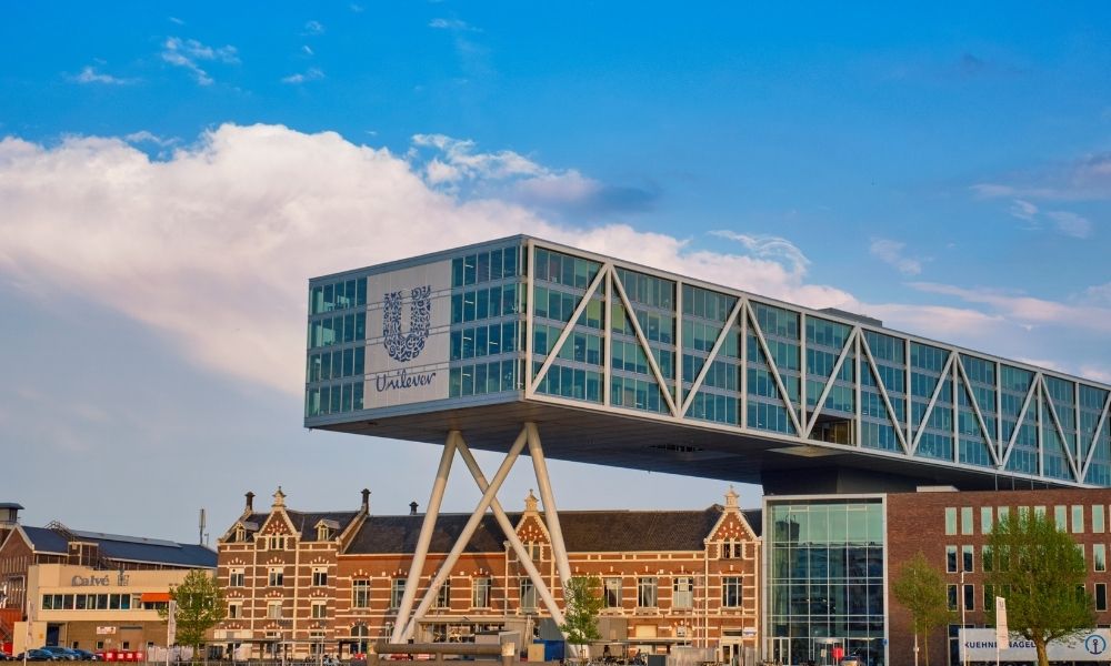 Unilever building in Netherlands