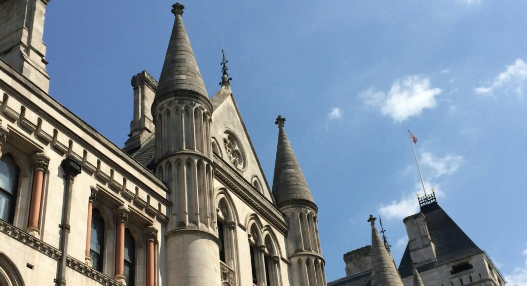 The High Court building in England.