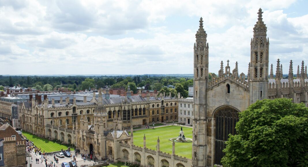 A view of Cambridge University.