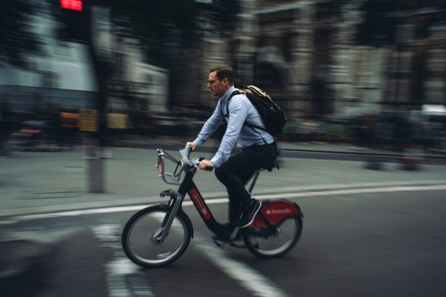 hybrid working and active commuting